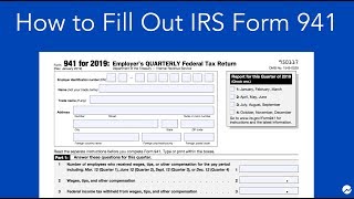 How to Fill out IRS Form 941 Simple StepbyStep Instructions [upl. by Peacock]