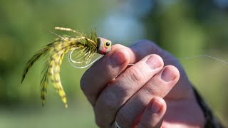 Tying Mihulkas Foam Frog TanYellow [upl. by Haral663]