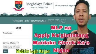 MLP na Apply Kagiminrang Maidake Check Kae NigenMaidake Login KagenMLP Recruitment 2024 [upl. by Seamus]