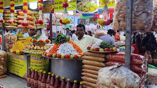 Femous Papri Chaat Stall  Indian Street Food Kolkata  Papri Chaat Recipe [upl. by Nelaf]