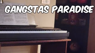 Gangstas Paradise Advanced Home Piano Cover [upl. by Thorvald646]