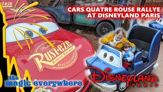 4k Cars Quatre Roues Rallye at Disneyland Paris [upl. by Corilla]