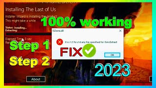 isdonedll it is not found any file specified for isarcextract2023 [upl. by Gilmer494]