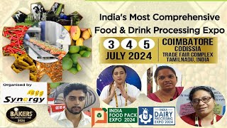 Codissia Coimbatore Expo 2024  Latest Food amp Drink Processing and Packaging Machines [upl. by Torr]