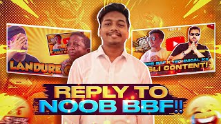 REPLY TO NOOB GAMER BBF🔥 FAMCLASHERS [upl. by Dimond]