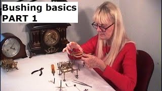 Bushing the movement plates PART 1 Understand clock bushing basics Clock repair beginner lesson [upl. by Lebyram]