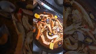 SEAFOOD PAELLA cheflife bikeride capcut dubailover foodlover shortvideo [upl. by Neleh]