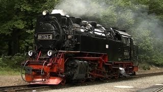 Dampfloksound pur  Bergfahrt unter Volldampf mit 99 7245 [upl. by Atinod]