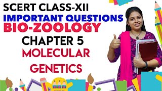 Important questions  Biozoology  Chapter 5  Molecular genetics [upl. by Ees579]