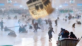 The Holy Kaaba was almost overturned Storm and flood in Mecca Saudi Arabia [upl. by Thier]