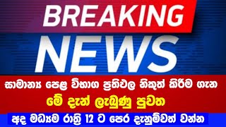 අද රෑ 12 ට සාමාන්‍ය පෙළ විභාග ප්‍රතිඵල නිල වශයෙන්ම නිකුත් කෙරේ ද  සම්පූර්ණ විස්තරේ මෙන්න [upl. by Ansilme878]