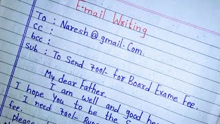 Email writing format । Email Writing In English । Email kai se likhte hain 🔥💯 [upl. by Adnarrim]