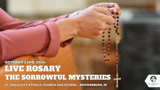 St Malachy School Live Rosary  October 22 2024 [upl. by Killam]