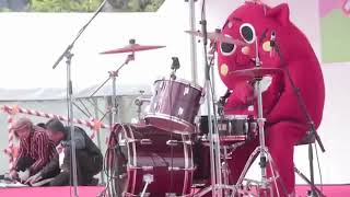 Overqualified drummer at kids concert in Japan [upl. by Arel]