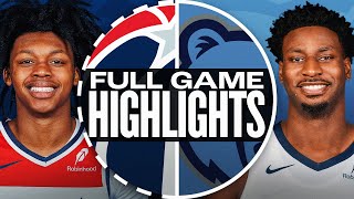 WIZARDS at GRIZZLIES  FULL GAME HIGHLIGHTS  November 8 2024 [upl. by Hgieleak]