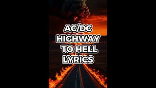 AC DC HIGHWAY TO HELL LYRICS [upl. by Helse]