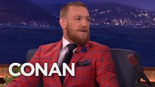 Conor McGregor Got His Start As A Plumber  CONAN on TBS [upl. by Eehc352]