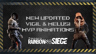 NEW Melusi and Vigil Elite MVP Animations  Rainbow Six Siege  R6 Leaks [upl. by Lavinia]