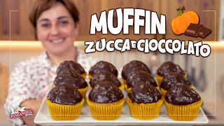 MUFFIN ALLA ZUCCA E CIOCCOLATO 🎃 Ricetta Facile ideale per Halloween 👻  Fatto in Casa da Benedetta [upl. by Eenat]