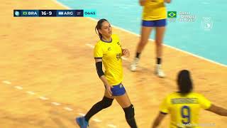 ASSUNÇÃO 2022  Brasil vence Argentina e conquista medalha de ouro no Handebol Feminino [upl. by Shaum16]