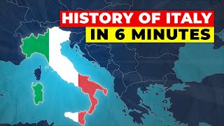 Full History of Italy in 5 Minutes [upl. by Essirehs]