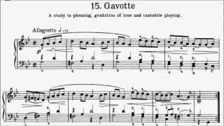 First Lessons in Bach Book 1 No15 Gavotte en Rondeau Suite BWV822 G Minor Sheet Music [upl. by Noirad565]