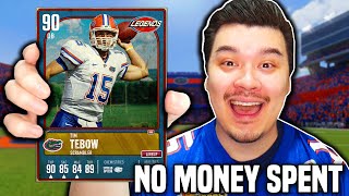 I Finally Got TIM TEBOW NO MONEY SPENT College Football 25 [upl. by Favin81]