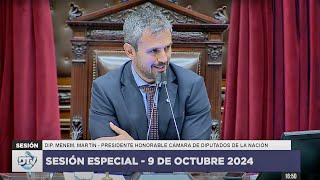 🇦🇷 SESIÓN COMPLETA 9 de octubre de 2024  FINANCIAMIENTO UNIVERSITARIO  Diputados Argentina [upl. by Leehar]