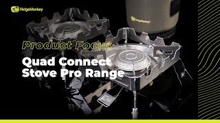 Product Focus RidgeMonkey Quad Connect Stove Pro Range [upl. by Maurene467]