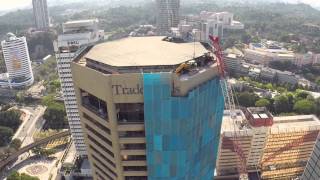 Central Geo  LTM1800 Giant Crane in Action  Kuala Lumpur City Centre [upl. by Baptist]