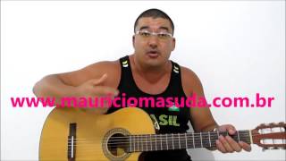 Ritmo de SAMBA amp PAGODE no Violão  AULA DE VIOLÃO  Prof MAURÍCIO MASUDA [upl. by Anitnamaid]