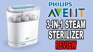 Philips Avent 3in1 Steam Sterilizer Review and Demonstration [upl. by Modern159]