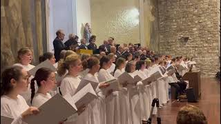 El Orfeón Donostiarra en la parroquia de San Sebastián Mártir [upl. by Airetnuhs311]