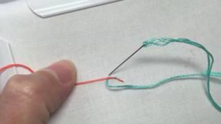 Couching Stitch Embroidery Tutorial [upl. by Corin]