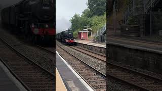 The Stratford Flyer  Wood End  7924 steam train black5 stratforduponavon [upl. by Sawtelle338]