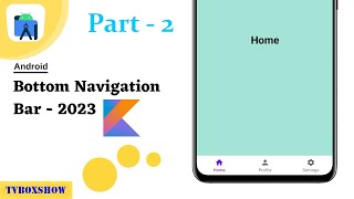 Bottom Navigation Bar  Android Studio  Fragments  Part  2  Java  2023 [upl. by Marsden712]