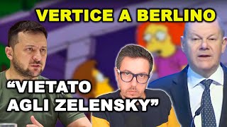 VIETATO AGLI ZELENSKY  IL VERTICE A BERLINO tra Stati Uniti Francia Germania e Regno Unito [upl. by Eskill]