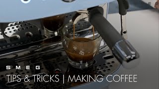 Tip amp Tricks for Making Coffee  Smeg Manual Coffee Machines [upl. by Ranee]