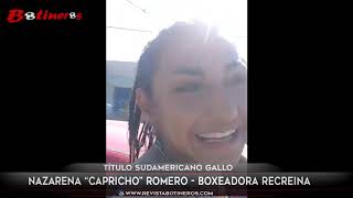 “Capricho” Romero y su historia “Si no conocía el boxeo hoy estaría tirada drogada” [upl. by Pegma595]