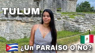 Mi primer viaje en México 🇲🇽 fuera de Cuba 🇨🇺Voy a Tulum y ¡NO Pensé que fuera ASÍ [upl. by Melar]