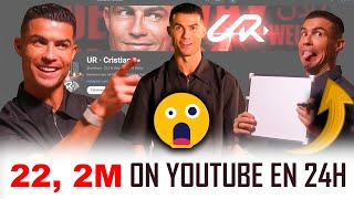 Cristiano Ronaldo ► NOUVEAU RECORD MONDIAL pour CR7 [upl. by Lladnew]