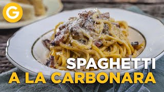 El MEJOR SPAGHETTI a la CARBONARA 🍝 Tradicional receta ITALIANA por Julieta Oriolo  El Gourmet [upl. by Aneej]