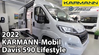 KARMANNMobil Davis 590 Lifestyle 2022 Camper Van 599 m [upl. by Atinnod797]