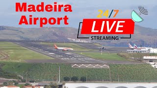 Madeira Airport LIVE 247 ATC [upl. by Annodal]