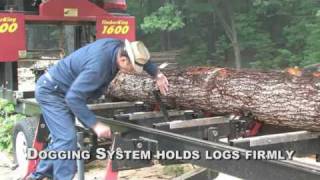 TimberKing Portable Sawmill Model 1600 Owner Floyd Colburn [upl. by Colman]