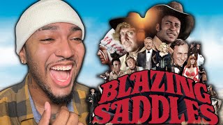 BLAZING SADDLES 1974  First Time Watching  Movie Reaction  Mel Brooks [upl. by Nahsin]