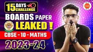 Maths Cbse 10 Boards Paper Leaked  CBSE Class 10 Maths [upl. by Celio]