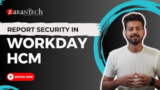 Report Security in Workday HCM  ZaranTech [upl. by Karol]