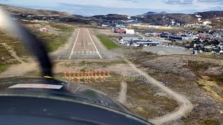 Landing at Hammerfest Airport VL3 Landing 1st of 4Ship Formation flying from Kirkenes  North Cape [upl. by Ahsenar]