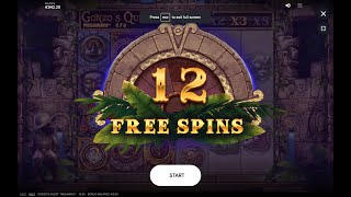 Gonzos quest slot free spins and big win [upl. by Hairakcaz]